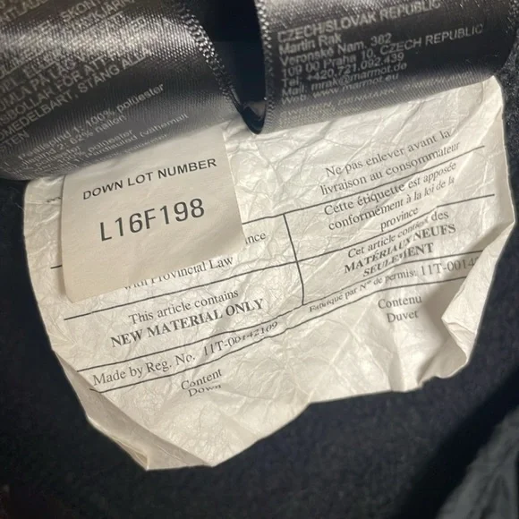 MARMOT Thea Jacket Down Insulated Hybrid with Fleece Sleeves Faux Fur Collar, XS - Picture 10 of 13